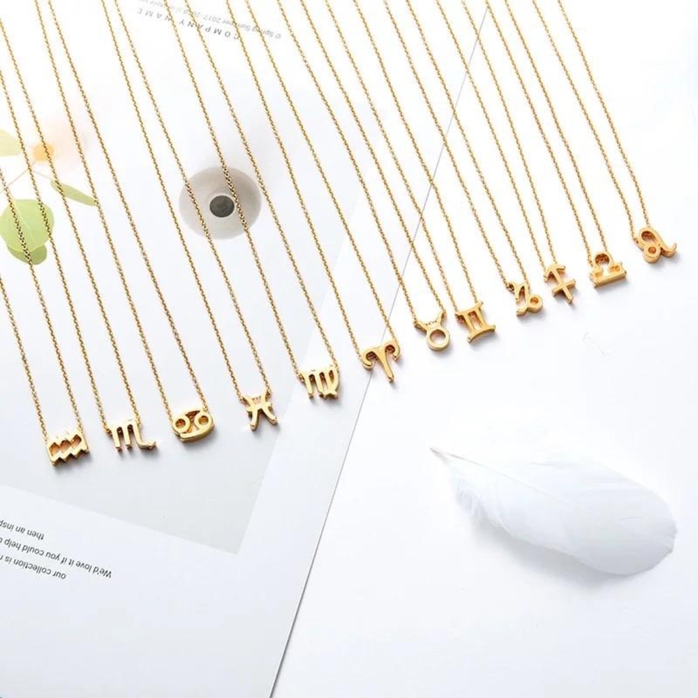 18K Dainty Zodiac Necklace